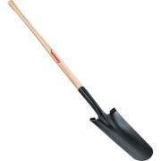  New Corona 14 GA Hollowback Drain Spade Wood Handle  